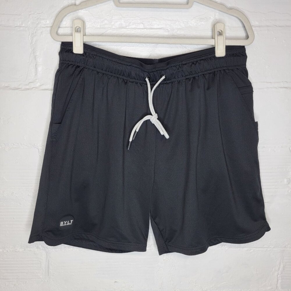 BYLT Men's XXL Shorts Training Short Double Layer Black
